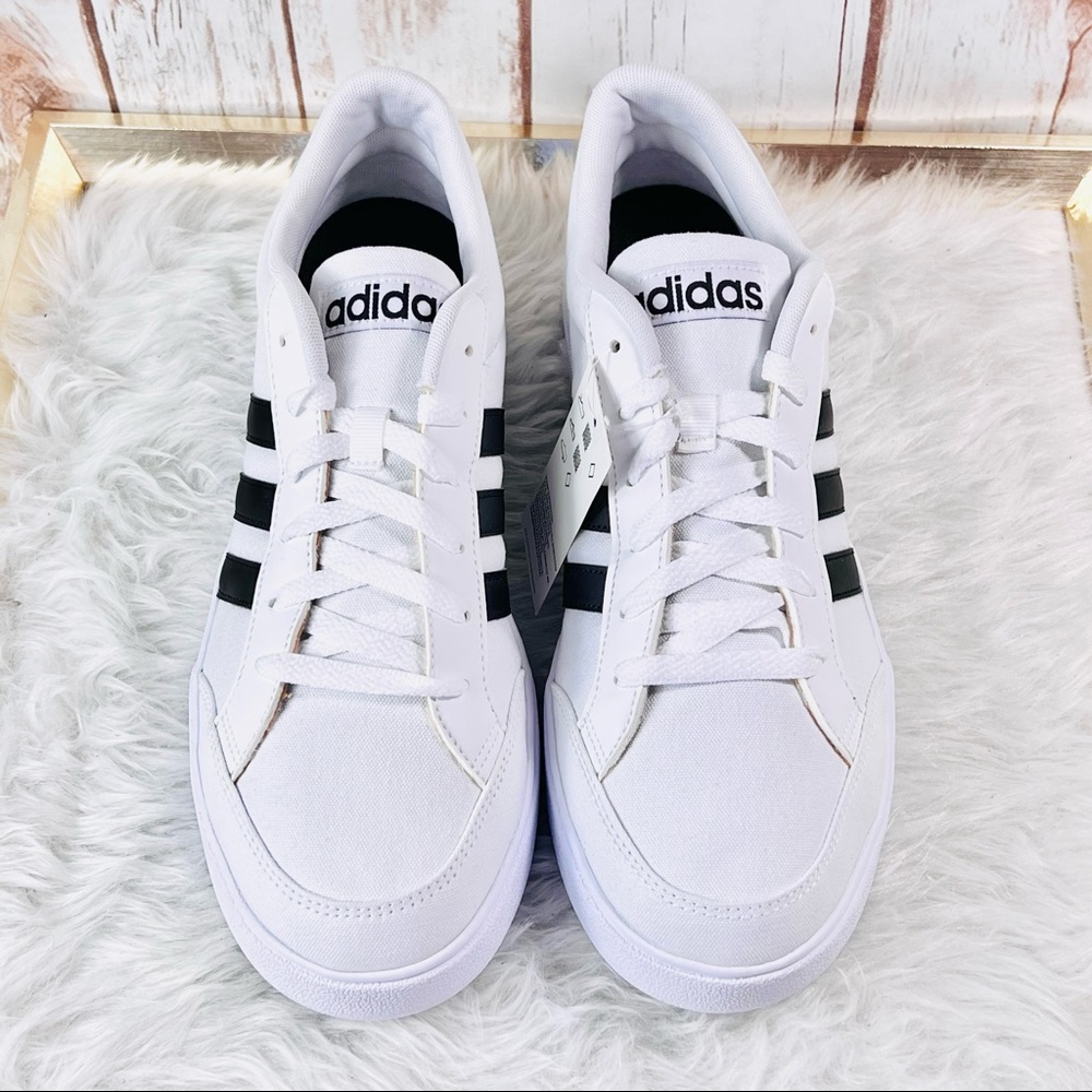 New Adidas Mens VS Set Canvas Skateboarding Shoes Sneakers - Picture 3 of 9